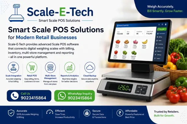 Scale-E-Tech Smart POS Software for Digital Weighing Scale Integration Coming Soon Banner